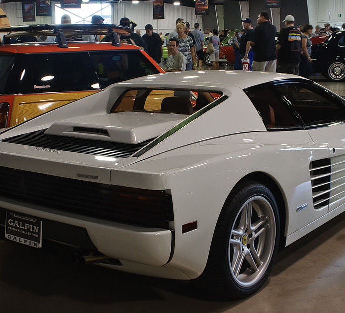 ‘Vice’ Price for a White Ferrari Testarossa